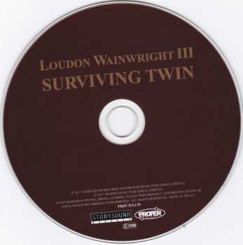 CD Loudon Wainwright III: Surviving Twin DLX | LTD 192224