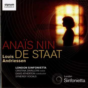 Album Louis Andriessen: Anaïs Nin; De Staat