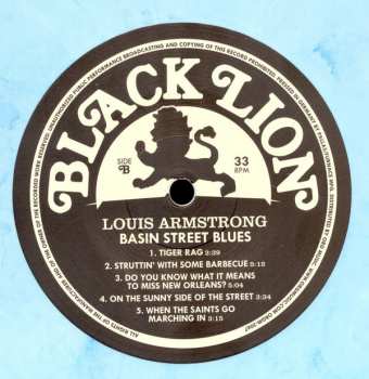 LP Louis Armstrong And His All-Stars: Basin Street Blues LTD | CLR 325501