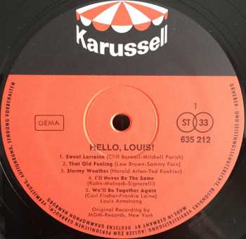LP Louis Armstrong: Hello, Louis! 157793