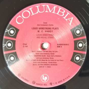 2LP Louis Armstrong: Louis Armstrong Plays W.C. Handy 492096