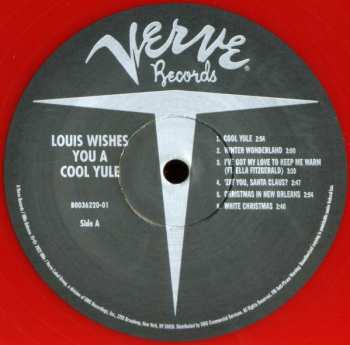 LP Louis Armstrong: Louis Wishes You A Cool Yule CLR 394428