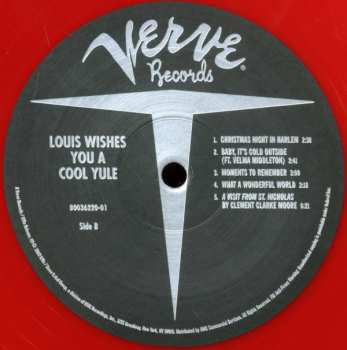 LP Louis Armstrong: Louis Wishes You A Cool Yule CLR 394428