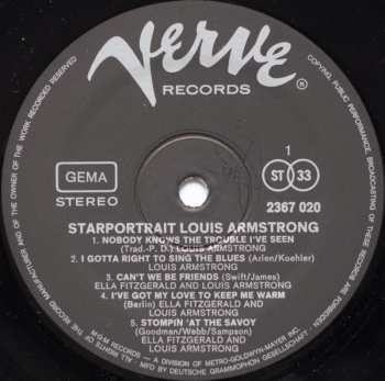 2LP/Box Set Louis Armstrong: Starportrait 538519