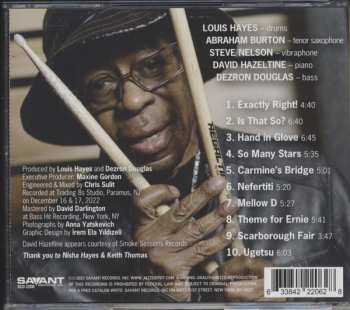 CD Louis Hayes: Exactly Right! 483996