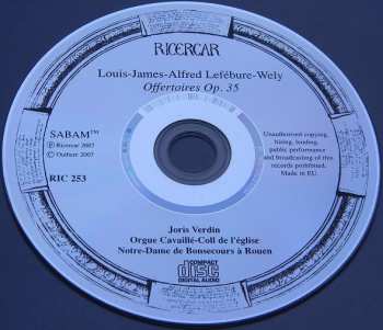 CD Louis J.A. Lefébure-Wely: Offertoires Op. 35 346171