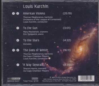 CD Louis Karchin: To The Sun and Stars 453356