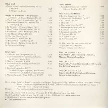 3CD Louis Moreau Gottschalk: A Gottschalk Festival - Works For Piano Solo, Four Hands, & With Orchestra 319112
