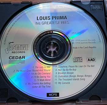 CD Louis Prima: His Greatest Hits 476693