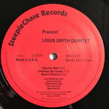 LP Louis Smith Quintet: Prancin' 66689
