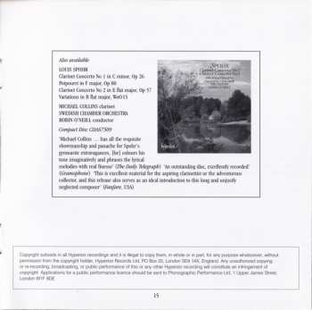 CD Louis Spohr: Clarinet Concertos Nos. 3 & 4 290819