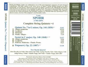 CD Louis Spohr: Complete String Quartets 4 276489