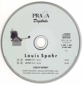 CD Louis Spohr: Nonet Op.31 - Octet Op.32 115350