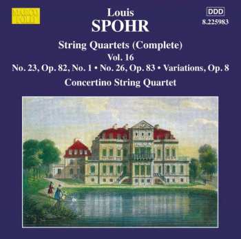 Album Louis Spohr: Streichquartette Vol.16
