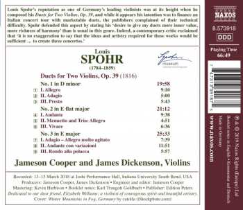 CD Louis Spohr: Violin Duets 2 318204