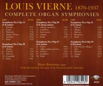 3CD Louis Vierne: Complete Organ Symphonies 320469