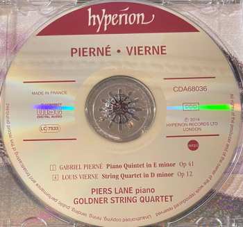 CD Louis Vierne: String Quartet In D Minor / Piano Quintet In E Minor 471927