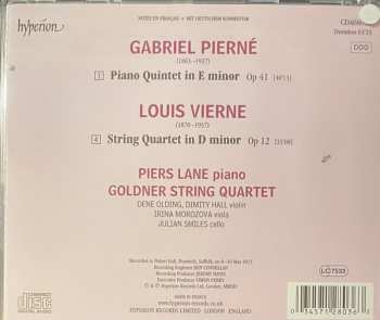 CD Louis Vierne: String Quartet In D Minor / Piano Quintet In E Minor 471927