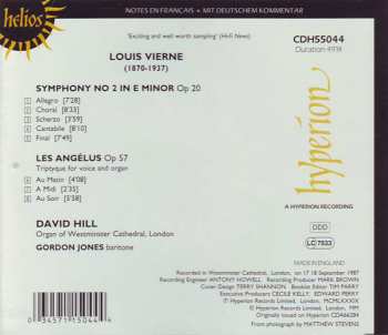 CD Louis Vierne: Symphony No 2 - Les Angélus 340642