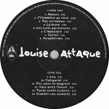 LP Louise Attaque: Louise Attaque 322462