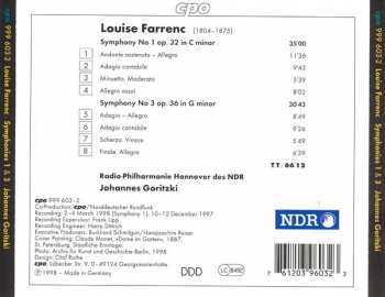 CD Louise Farrenc: Symphonies 1 & 3 112670