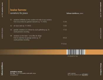 CD Louise Farrenc: Variations For Piano 148607