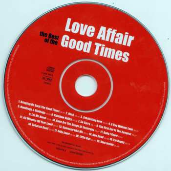 CD The Love Affair: The Best Of The Good Times 480216