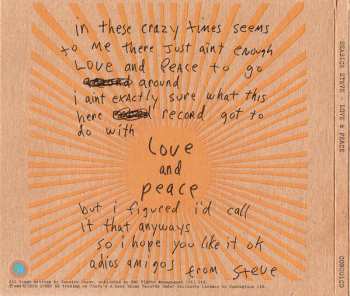 CD Seasick Steve: Love & Peace DIGI 21987
