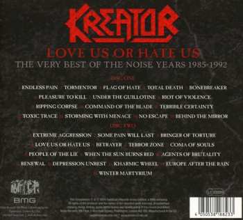 2CD Kreator: Love Us Or Hate Us - The Very Best Of The Noise Years 1985-1992 DIGI 22119
