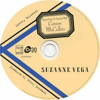 CD Suzanne Vega: Lover, Beloved: Songs From An Evening With Carson McCullers 22164