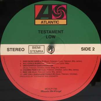 LP Testament: Low 22186