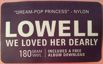 LP Lowell: We Loved Her Dearly