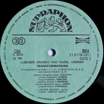 LP Lubomír Brabec: Transformations 42782