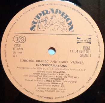 LP Lubomír Brabec: Transformations 397301