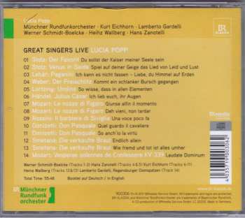 CD Lucia Popp: Great Singers Live 389748