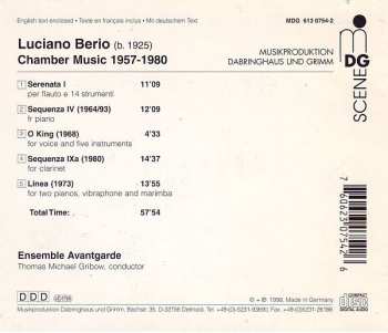 CD Luciano Berio: Chamber Music 492696