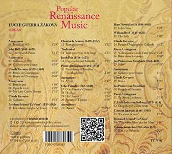 CD Lucie Guerra Žáková: Popular Renaissance Music 320664