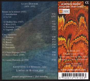 CD Lucien Durosoir: Musique Pour Violon & Piano 533504