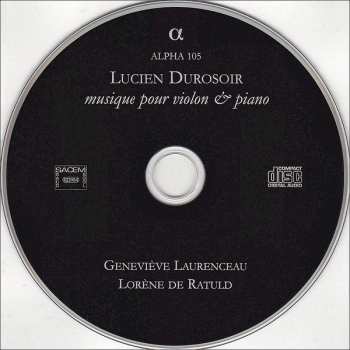 CD Lucien Durosoir: Musique Pour Violon & Piano 533504