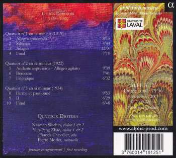 CD Lucien Durosoir: Quatuors À Cordes 407782
