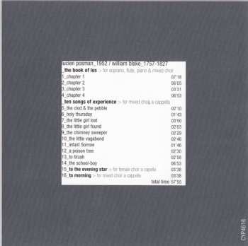 CD Lucien Posman: Some Blake Works 350014
