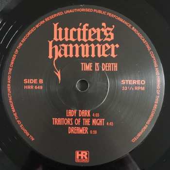 LP Lucifer's Hammer: Time Is Death LTD | CLR 61614