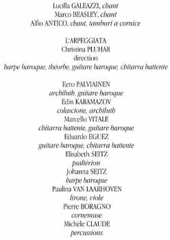 CD Lucilla Galeazzi: La Tarantella - Antidotum Tarantulae 113721