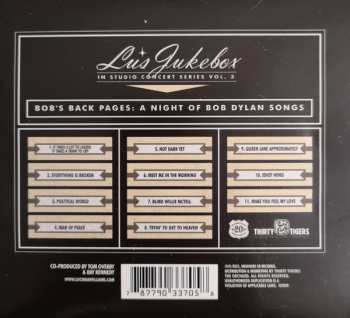 CD Lucinda Williams: Bob's Back Pages: A Night Of Bob Dylan Songs 249917
