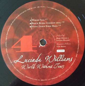 LP Lucinda Williams: World Without Tears 76277