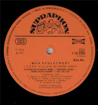 LP Luděk Hulan: Milá Společnost
