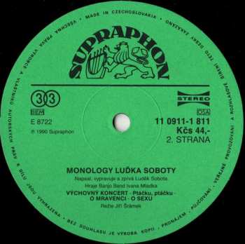 LP Luděk Sobota: Monology Lud'ka Soboty 43790