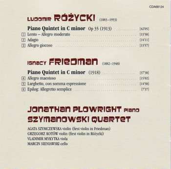 CD Ludomir Różycki: Piano Quintets 235088