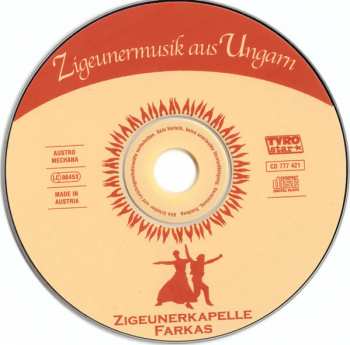 CD Ľudová Hudba Eugena Farkaša: Zigeunermusik Aus Ungarn 148085