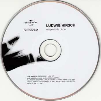 CD Ludwig Hirsch: Ausgewählte Lieder (Und Was Ich Dazu Zu Sagen Habe) 299687